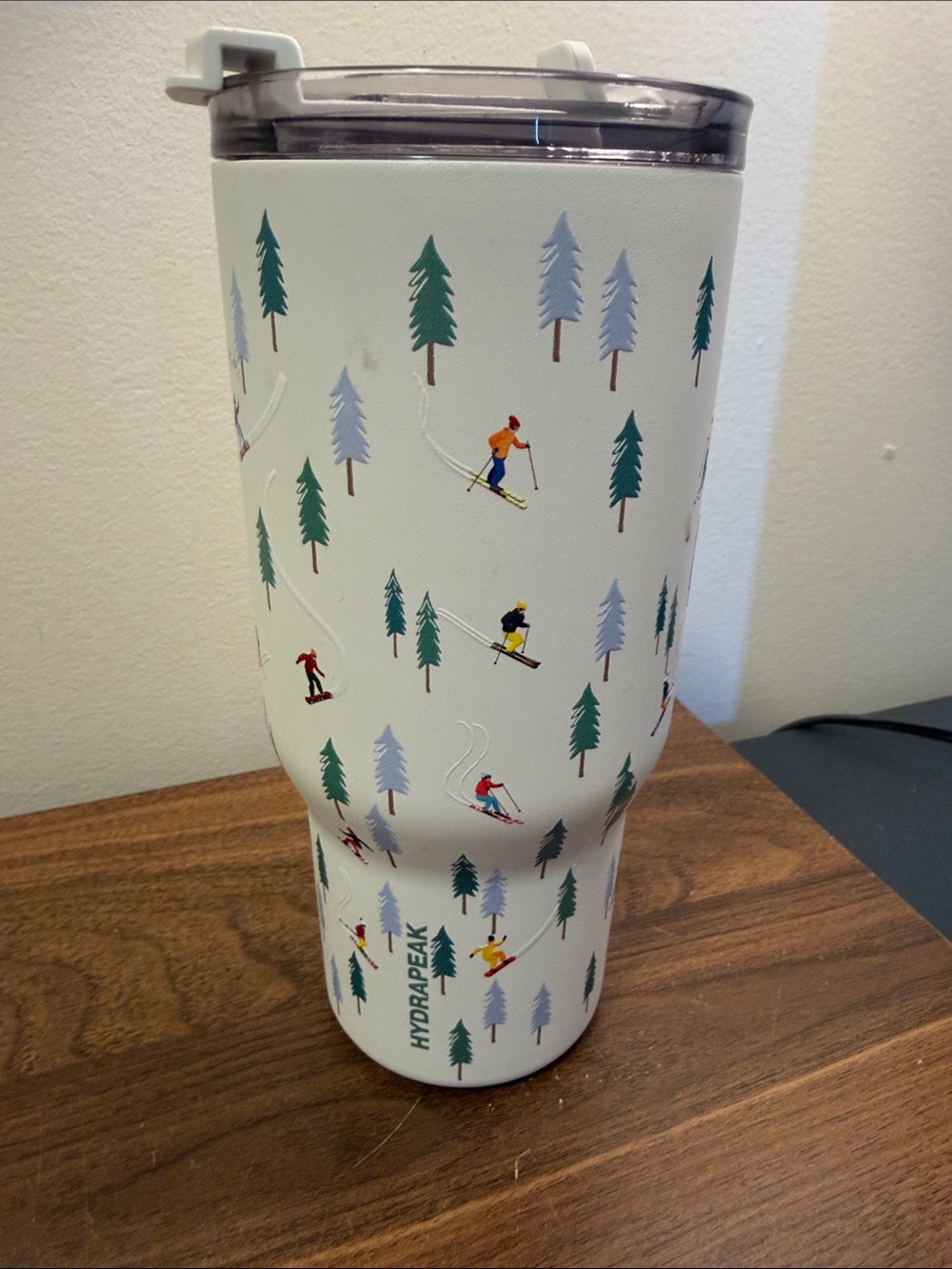 Hydrapeak White Skiers Insulated Tumbler